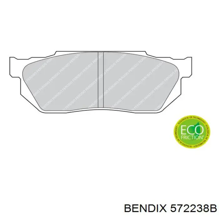 Купить 572238B Jurid/Bendix Колодки тормозные
