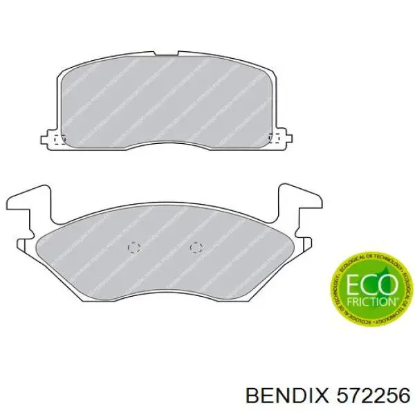 572256 Jurid/Bendix Колодки передние