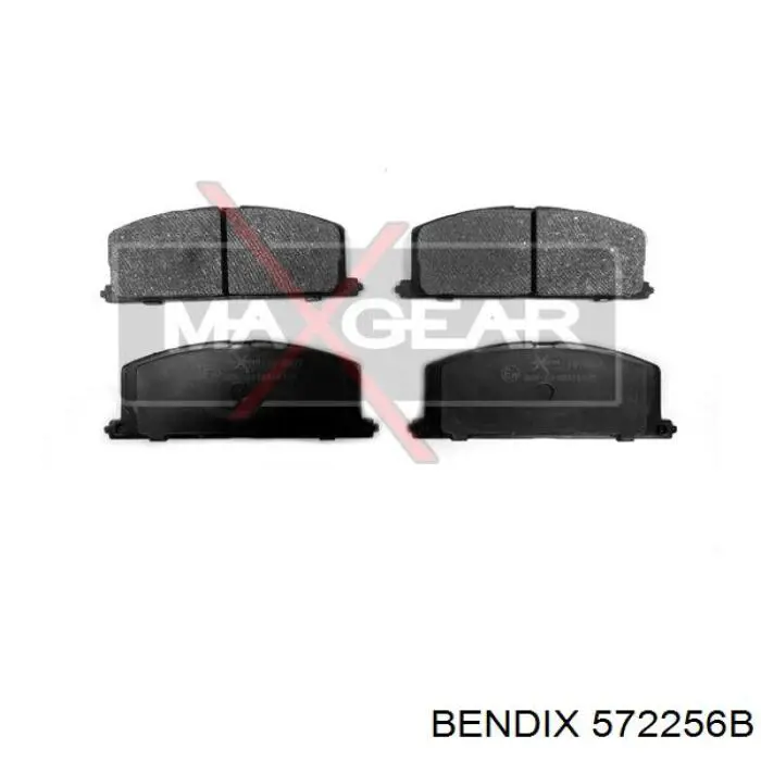572256B Jurid/Bendix передние тормозные колодки