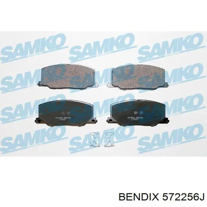 572256J Jurid/Bendix Колодки передние