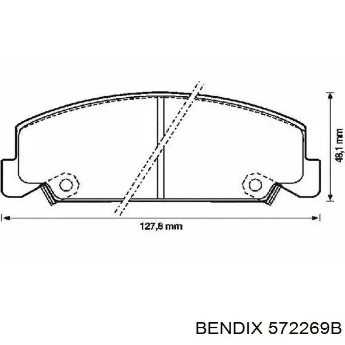 Купить 572269B Jurid/Bendix Колодки тормозные