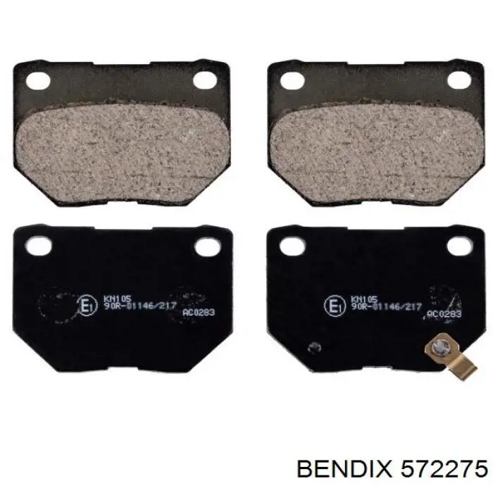 572275 Jurid/Bendix Колодки передние