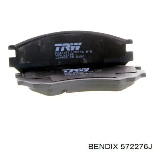Передние тормозные колодки 572276J Jurid/Bendix