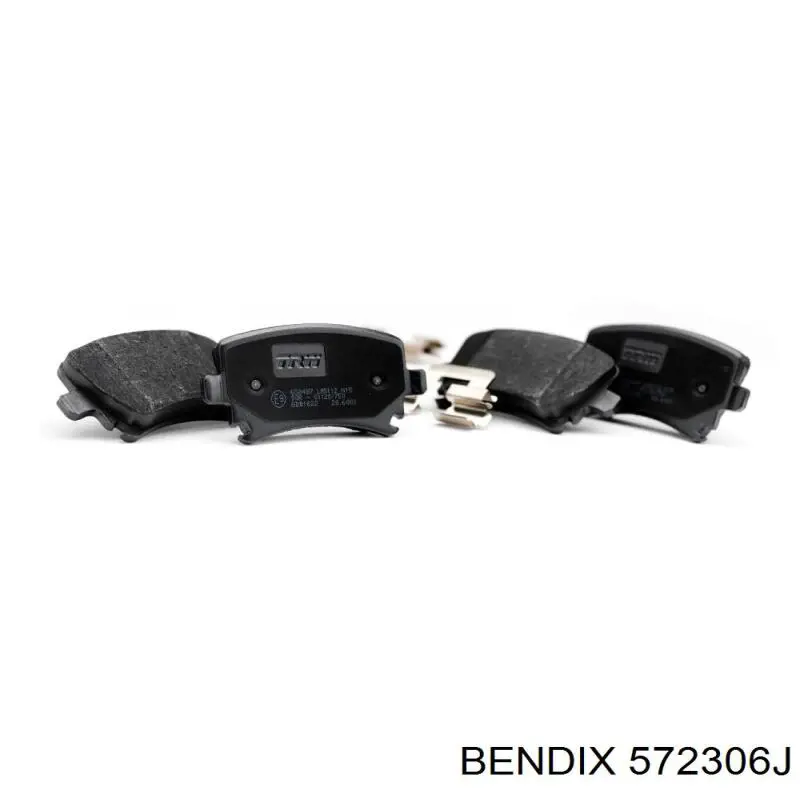 572306J Jurid/Bendix Колодки передние