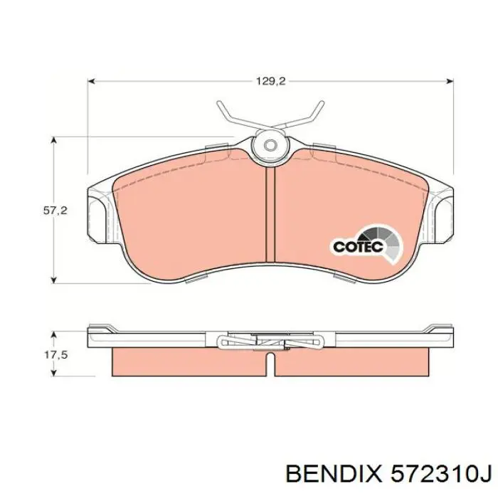Колодки Jurid/Bendix 572310J цена, от 19.63 USD