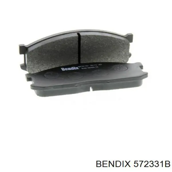 572331B Jurid/Bendix колодки тормозные передние дисковые