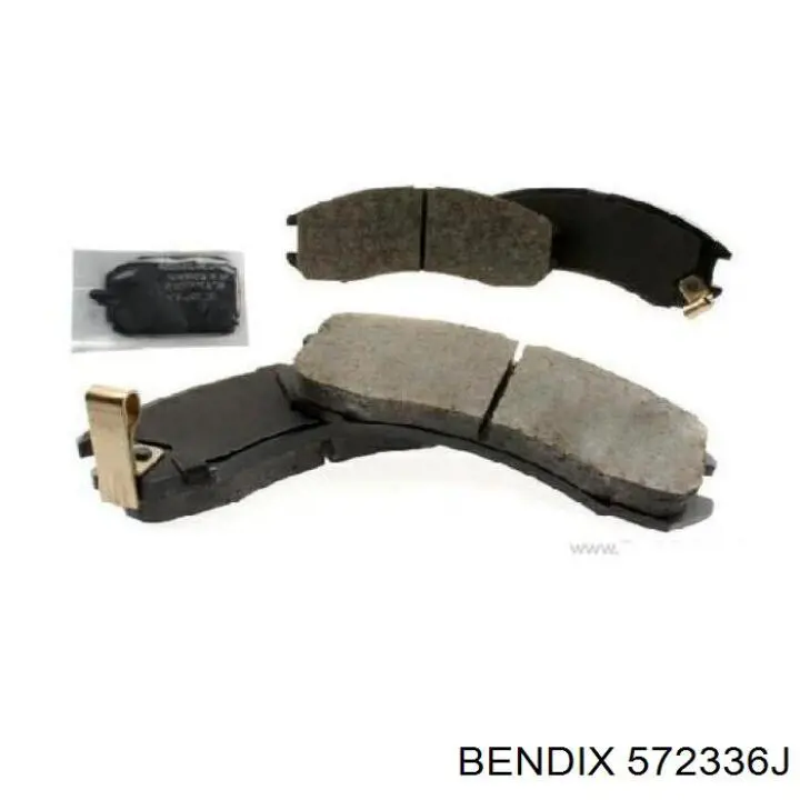 Передние тормозные колодки 572336J Jurid/Bendix