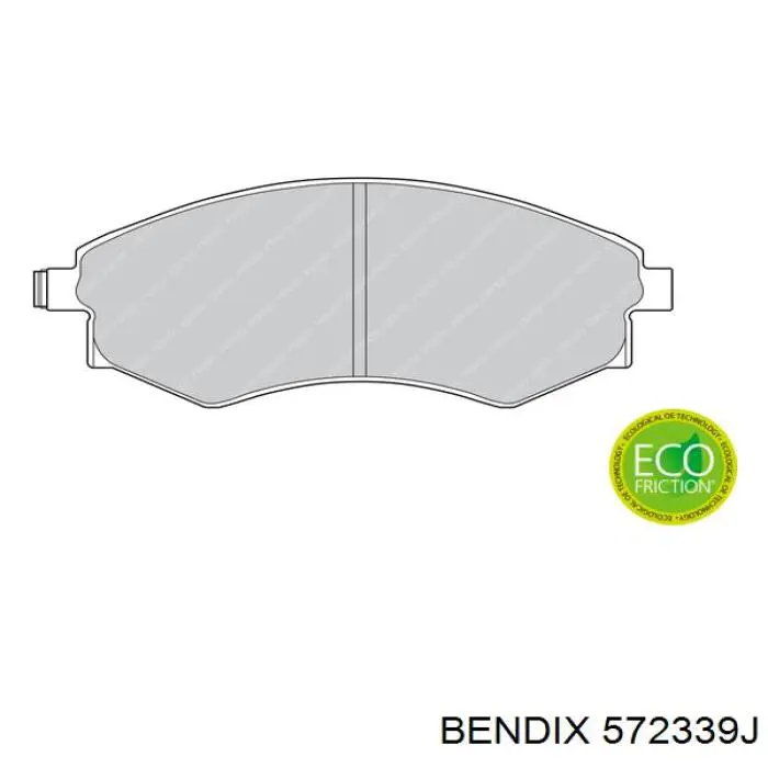 Купить 572339J Jurid/Bendix Колодки тормозные