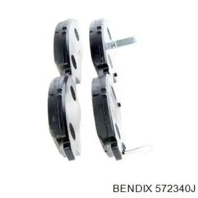 572340J Jurid/Bendix Колодки передние