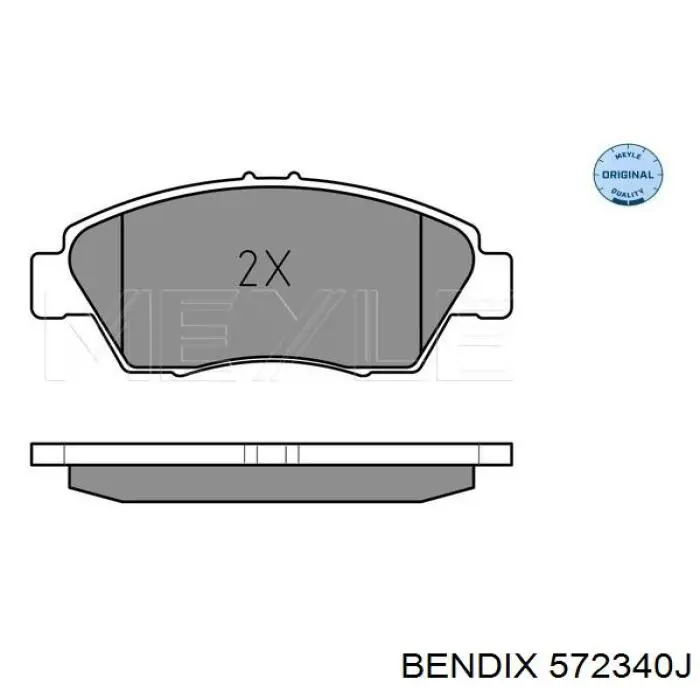 Колодки Jurid/Bendix 572340J цена, от 27.91 USD