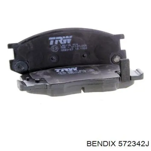 572342J Jurid/Bendix Колодки передние