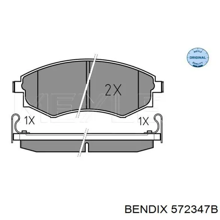 Колодки Jurid/Bendix 572347B цена, от 15.19 USD