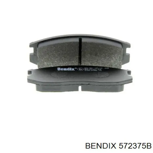 572375B Jurid/Bendix колодки тормозные передние дисковые