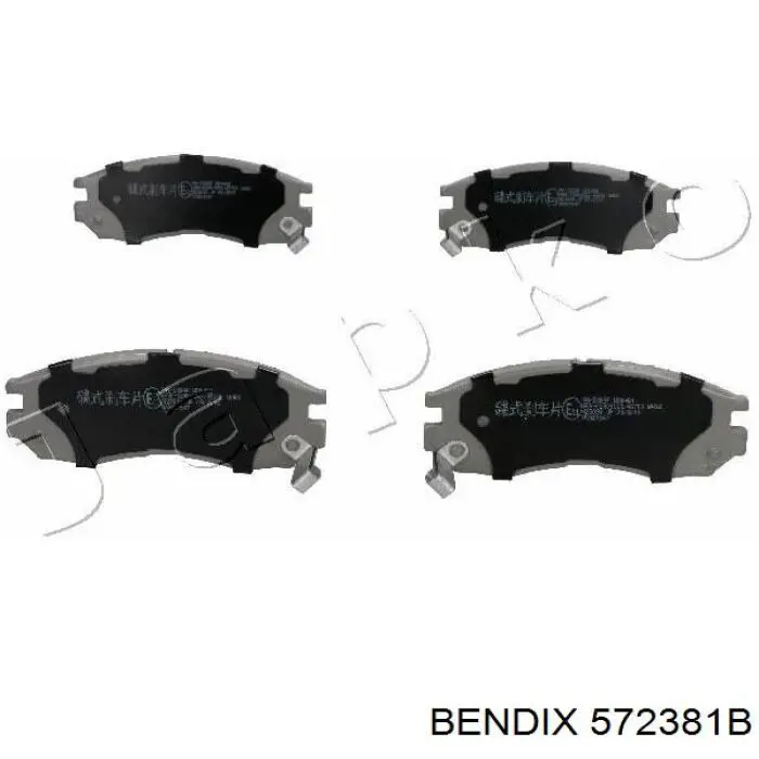 572381B Jurid/Bendix Колодки передние