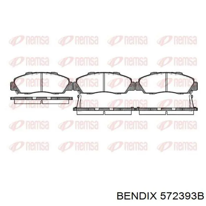 Купить 572393B Jurid/Bendix Колодки тормозные