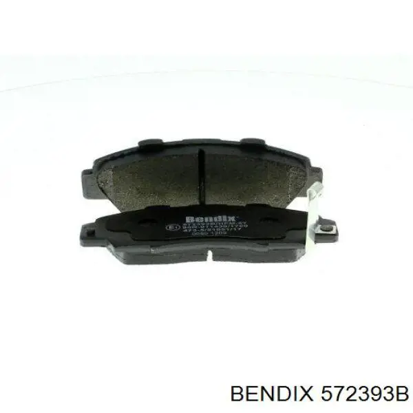 572393B Jurid/Bendix колодки тормозные передние дисковые
