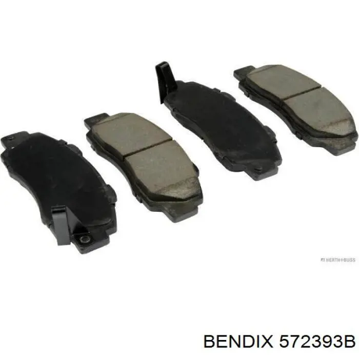 Колодки Jurid/Bendix 572393B цена, от 24.56 USD