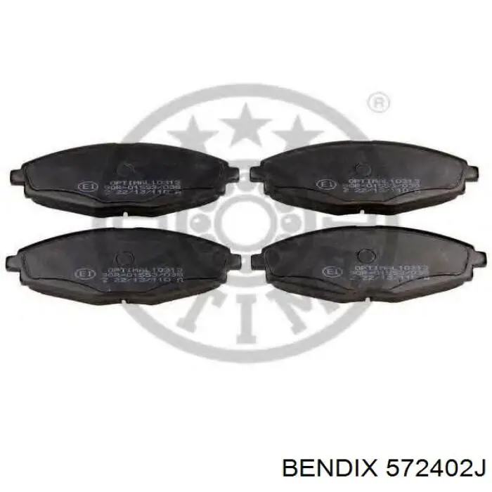 Колодки Jurid/Bendix 572402J цена, от 12.24 USD