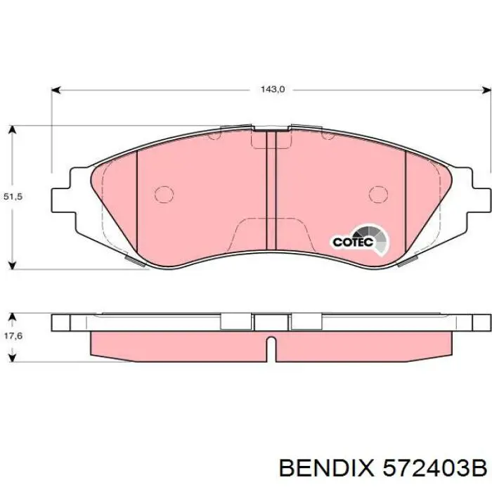 Колодки Jurid/Bendix 572403B цена, от 16.02 USD