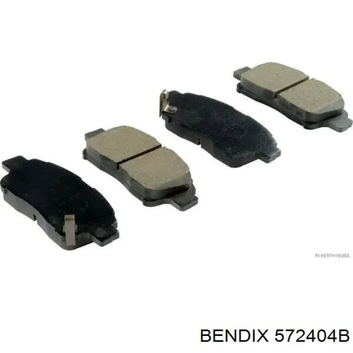 Передние тормозные колодки 572404B Jurid/Bendix