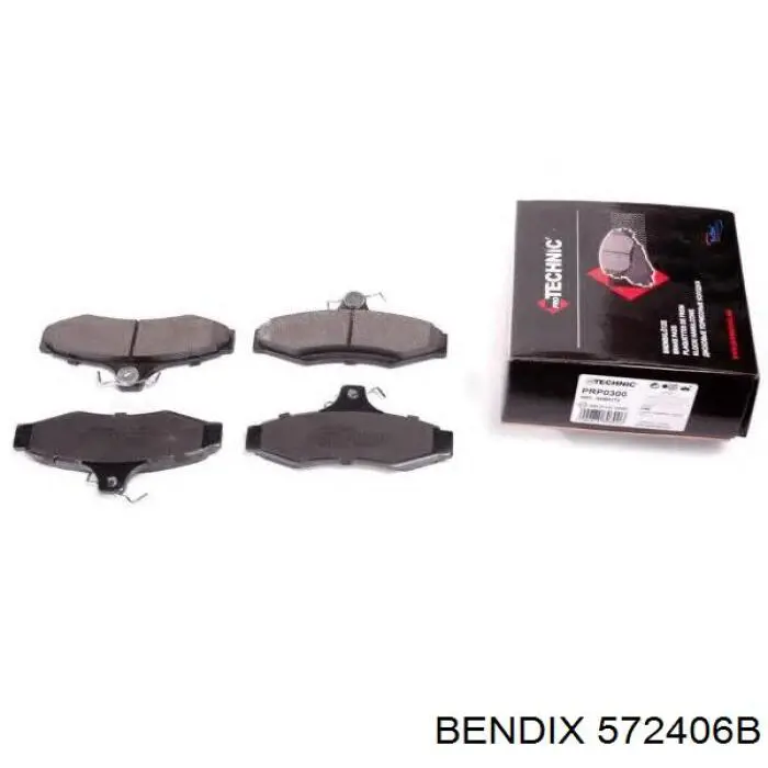 572406B Jurid/Bendix Колодки тормозные дисковые комплект