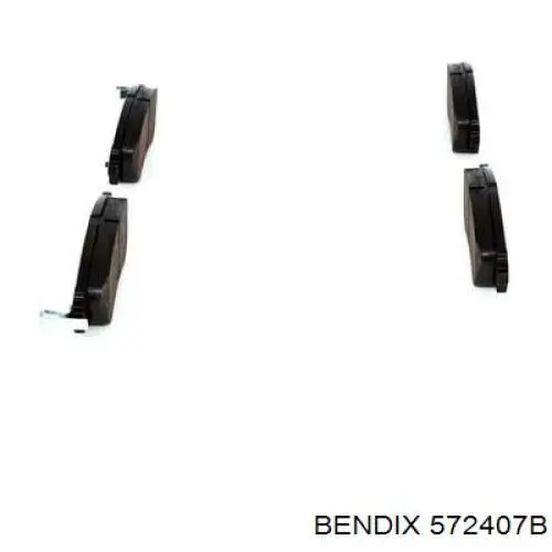 Купить 572407B Jurid/Bendix Колодки тормозные