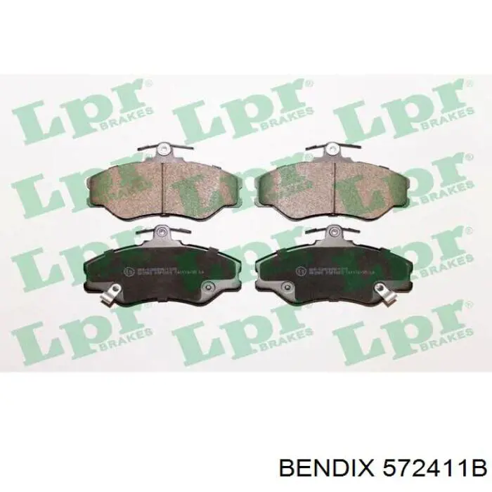 572411B Jurid/Bendix Колодки передние