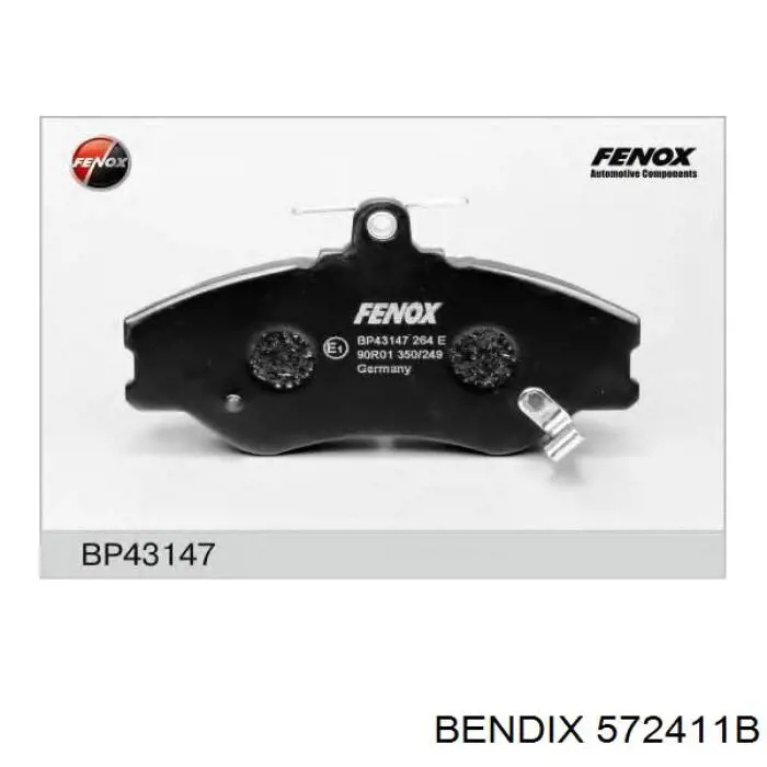 Колодки Jurid/Bendix 572411B цена, от 16.00 USD