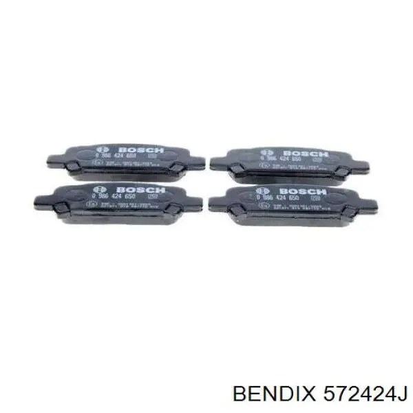 Колодки дисковые  Jurid/Bendix 572424J цена, от 19.45 USD