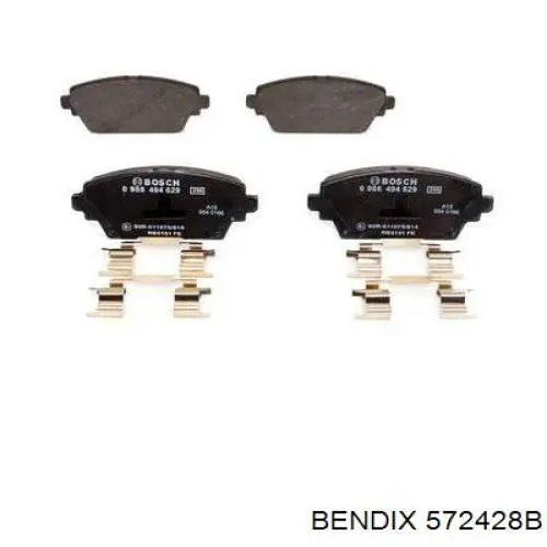 Купить 572428B Jurid/Bendix Колодки тормозные