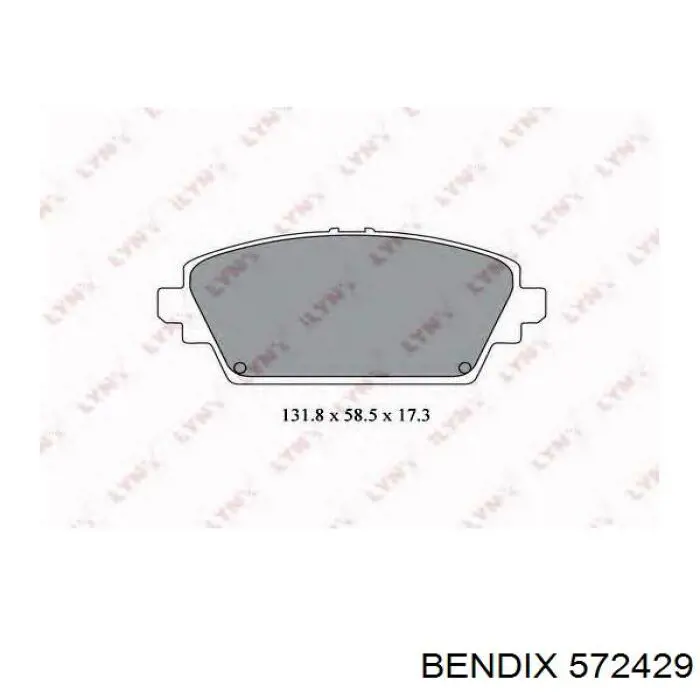 Купить 572429 Jurid/Bendix Колодки тормозные