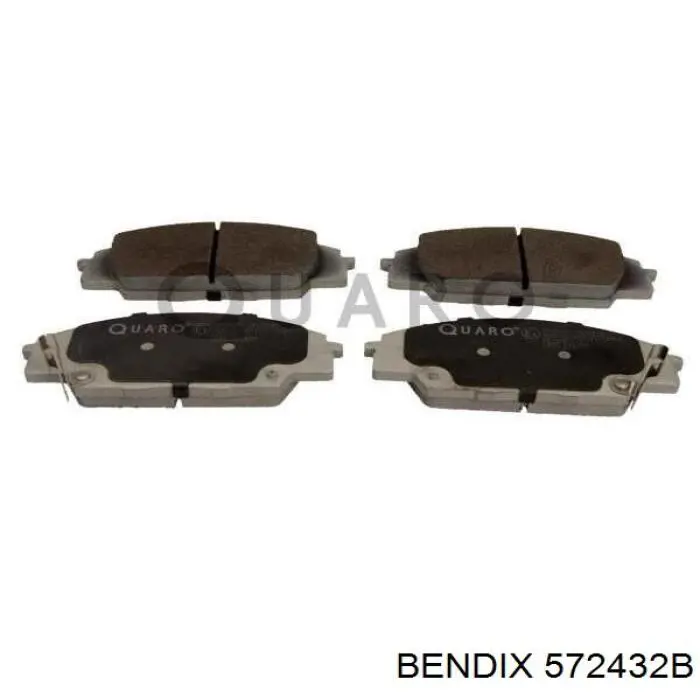 572432B Jurid/Bendix Колодки передние
