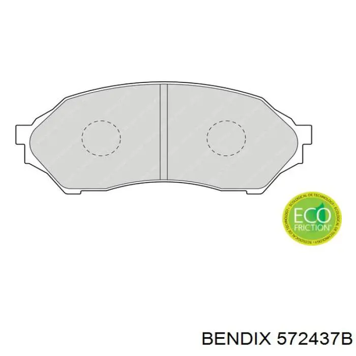 Купить 572437B Jurid/Bendix Колодки тормозные