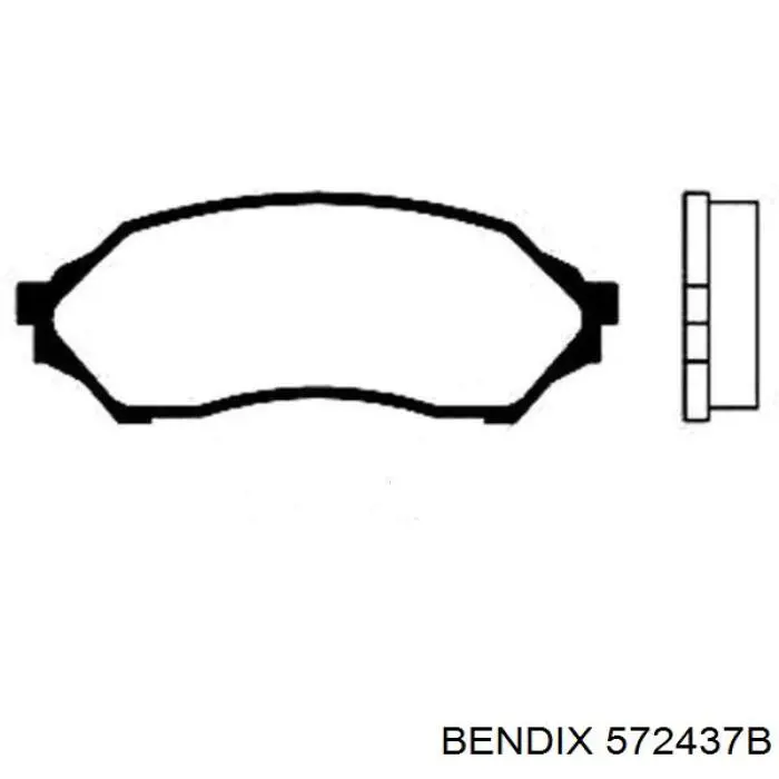 Колодки Jurid/Bendix 572437B цена, от 15.20 USD