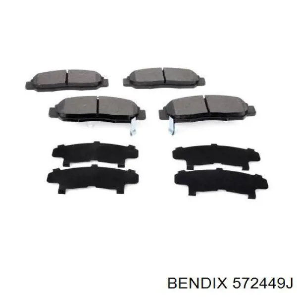 572449J Jurid/Bendix Колодки передние