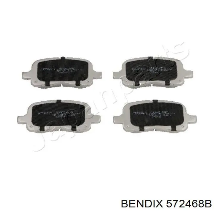 Передние тормозные колодки 572468B Jurid/Bendix