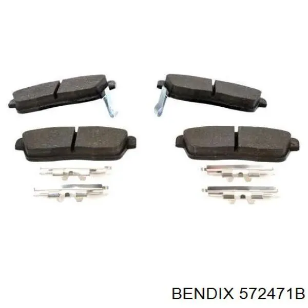 572471B Jurid/Bendix Колодки передние