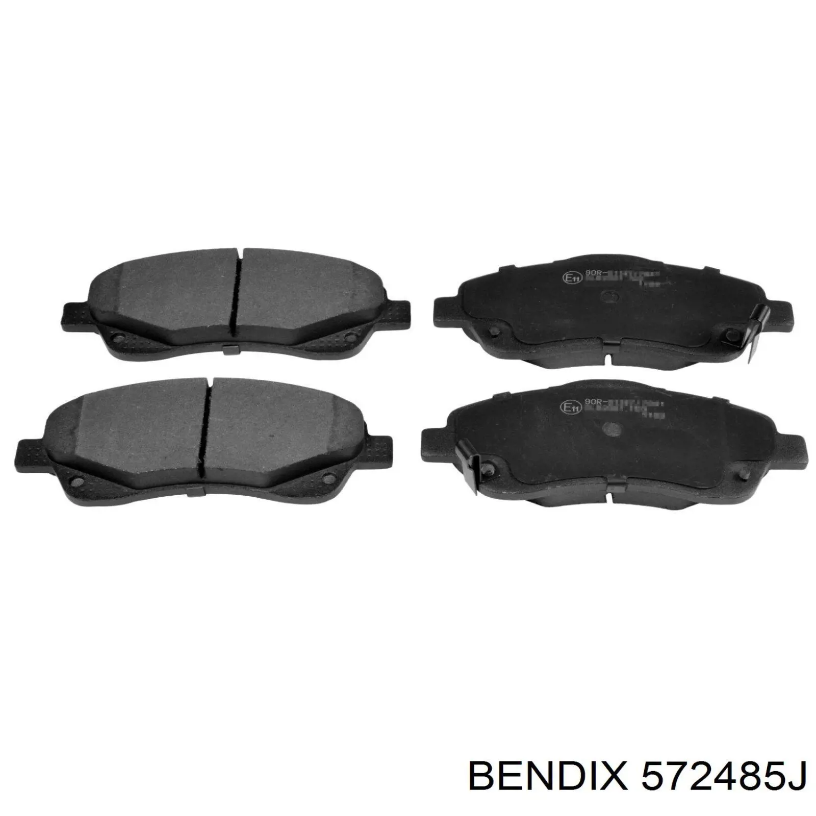 572485J Jurid/Bendix Колодки передние