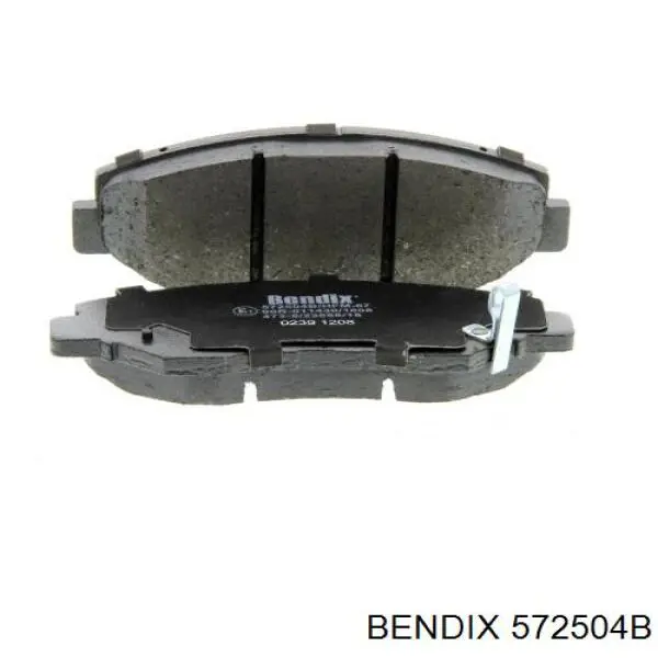 572504B Jurid/Bendix колодки тормозные передние дисковые