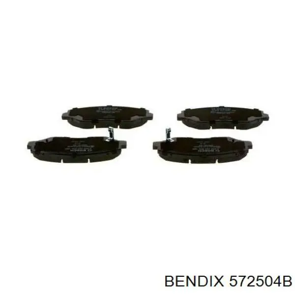 Тормозные колодки Jurid/Bendix 572504B
