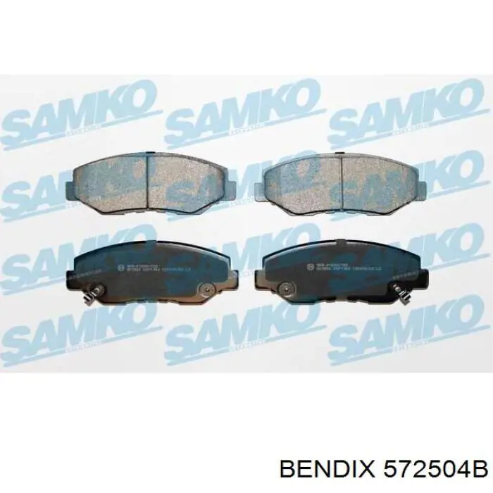 572504B Jurid/Bendix Колодки передние