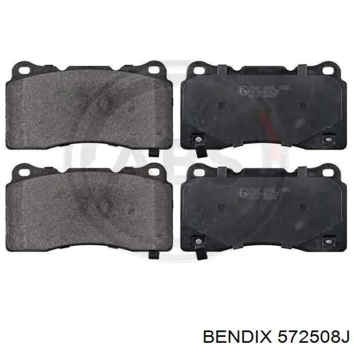 Тормозные колодки Jurid/Bendix 572508J