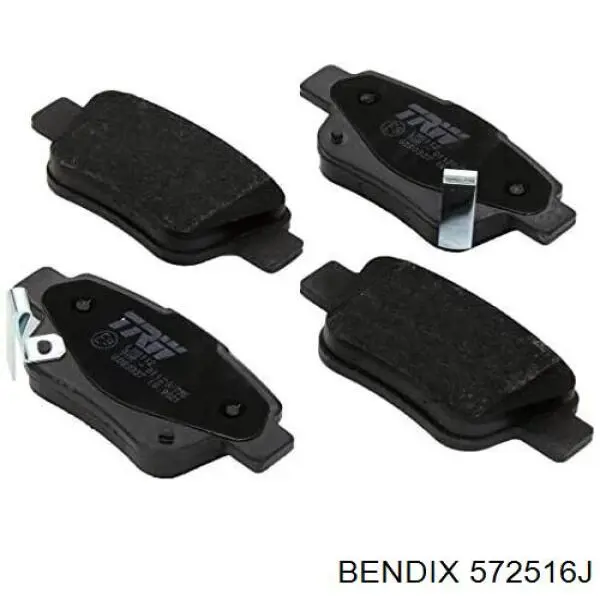 Задние дисковые колодки Jurid/Bendix 572516J