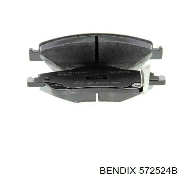 572524B Jurid/Bendix колодки тормозные передние дисковые
