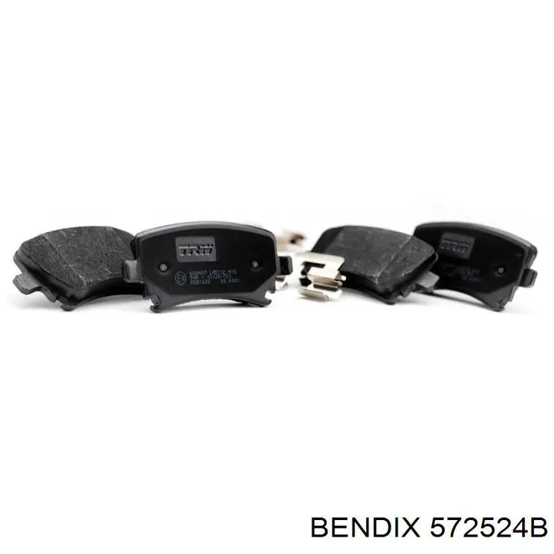 Передние тормозные колодки 572524B Jurid/Bendix