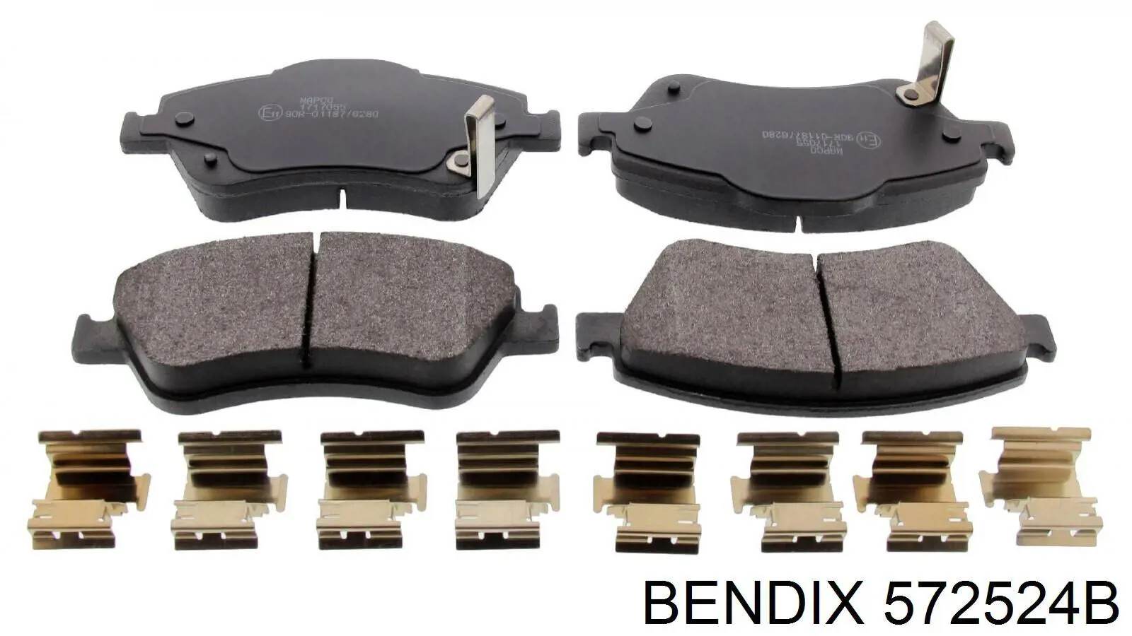 572524B Jurid/Bendix Колодки передние