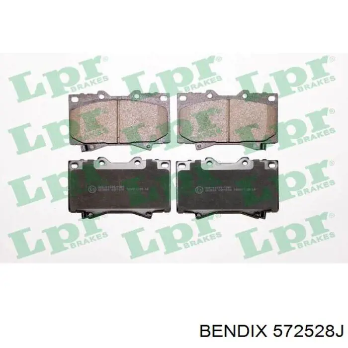 Купить 572528J Jurid/Bendix Колодки тормозные