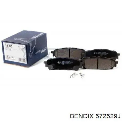 Задние дисковые колодки Jurid/Bendix 572529J