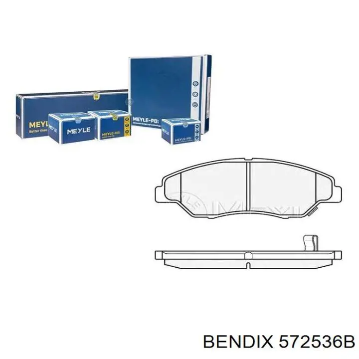 Купить 572536B Jurid/Bendix Колодки тормозные