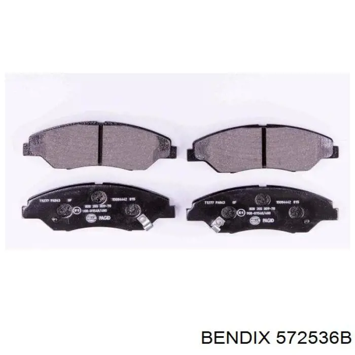 572536B Jurid/Bendix Колодки передние